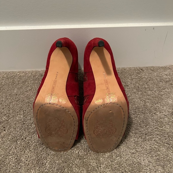 Vince Camuto Red Open Toe Boot - Picture 5 of 6